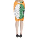 Technology Brain Digital Creative Midi Wrap Pencil Skirt View2