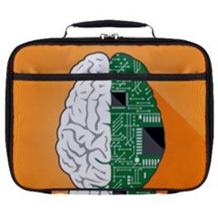 Technology Brain Digital Creative Full Print Lunch Bag by Sudhe