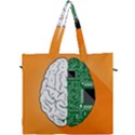 Technology Brain Digital Creative Canvas Travel Bag View1