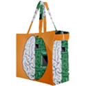 Technology Brain Digital Creative Canvas Travel Bag View2