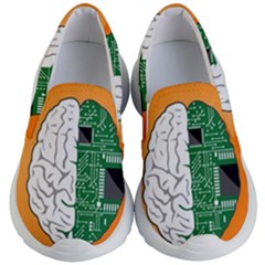 Technology Brain Digital Creative Kids  Lightweight Slip Ons