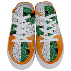 Technology Brain Digital Creative Half Slippers