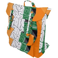 Technology Brain Digital Creative Buckle Up Backpack