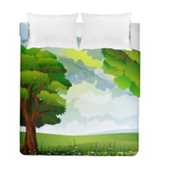 Landscape Nature Natural Sky Duvet Cover Double Side (full/ Double Size) by Sudhe