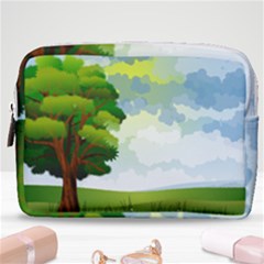 Landscape Nature Natural Sky Make Up Pouch (medium) by Sudhe