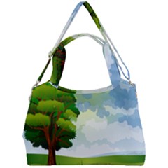 Landscape Nature Natural Sky Double Compartment Shoulder Bag