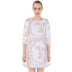 Apollo Design Draw Vector Nib Smock Dress