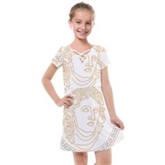 Apollo Design Draw Vector Nib Kids  Cross Web Dress by Sudhe