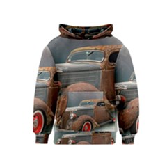 Auto Old Car Automotive Retro Kids  Pullover Hoodie by Sudhe