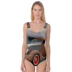 Auto Old Car Automotive Retro Princess Tank Leotard  by Sudhe