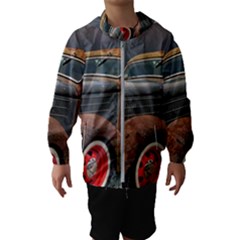 Auto Old Car Automotive Retro Hooded Windbreaker (kids) by Sudhe