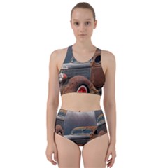 Auto Old Car Automotive Retro Racer Back Bikini Set by Sudhe