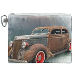 Auto Old Car Automotive Retro Canvas Cosmetic Bag (xxl) by Sudhe