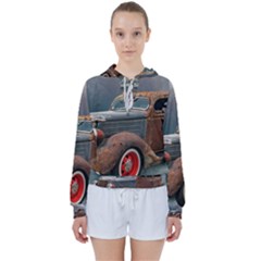 Auto Old Car Automotive Retro Women s Tie Up Sweat by Sudhe