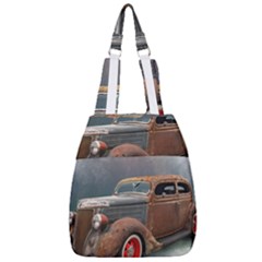 Auto Old Car Automotive Retro Center Zip Backpack by Sudhe