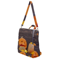 Old Crumpled Pumpkin Crossbody Backpack