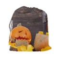 Old crumpled pumpkin Drawstring Pouch (XXL) View2