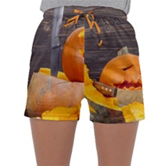 Old Crumpled Pumpkin Sleepwear Shorts by rsooll