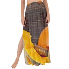 Old Crumpled Pumpkin Maxi Chiffon Tie-up Sarong by rsooll