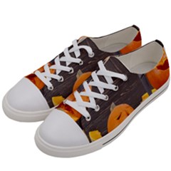 Old Crumpled Pumpkin Women s Low Top Canvas Sneakers by rsooll