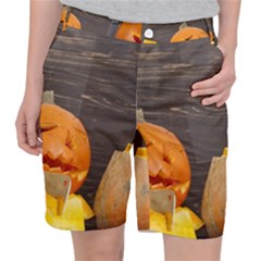 Old Crumpled Pumpkin Pocket Shorts by rsooll