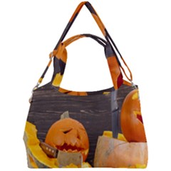 Old Crumpled Pumpkin Double Compartment Shoulder Bag