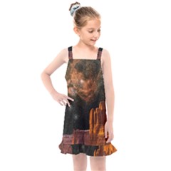 Geology Sand Stone Canyon Kids  Overall Dress by Sudhe