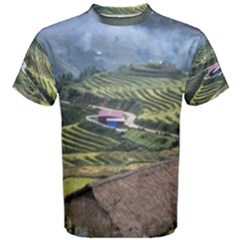 Rock Scenery The H Mong People Home Men s Cotton Tee by Sudhe