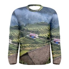 Rock Scenery The H Mong People Home Men s Long Sleeve Tee by Sudhe