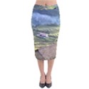 Rock Scenery The H Mong People Home Velvet Midi Pencil Skirt View1