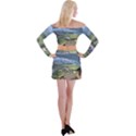 Rock Scenery The H Mong People Home Off Shoulder Top with Mini Skirt Set View2