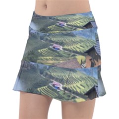 Rock Scenery The H Mong People Home Tennis Skirt by Sudhe