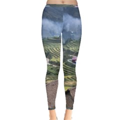 Rock Scenery The H Mong People Home Inside Out Leggings by Sudhe