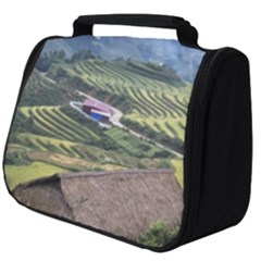 Rock Scenery The H Mong People Home Full Print Travel Pouch (big) by Sudhe