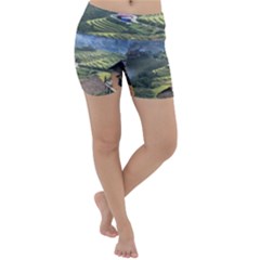 Rock Scenery The H Mong People Home Lightweight Velour Yoga Shorts by Sudhe