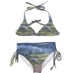 Rock Scenery The H Mong People Home Kids  Classic Bikini Set by Sudhe