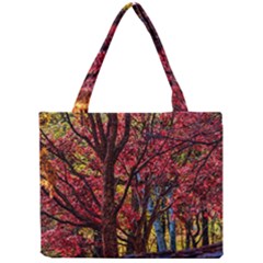 Autumn Colorful Nature Trees Mini Tote Bag by Sudhe