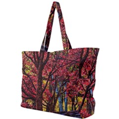 Autumn Colorful Nature Trees Simple Shoulder Bag by Sudhe