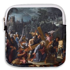 Christ On The Road To Calvary Mini Square Pouch by ArtworkByPatrick