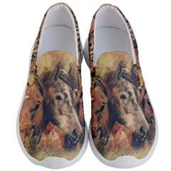 Head Horse Animal Vintage Men s Lightweight Slip Ons by Sudhe