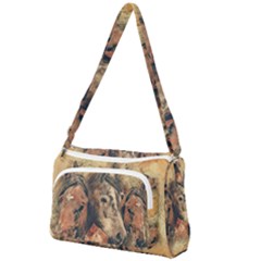 Head Horse Animal Vintage Front Pocket Crossbody Bag