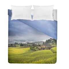 Vietnam Terraces Rice Silk Duvet Cover Double Side (full/ Double Size) by Sudhe