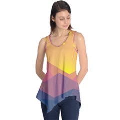 Image Sunset Landscape Graphics Sleeveless Tunic by Sudhe