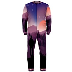 Dusk Sunset Dawn Sky Evening Onepiece Jumpsuit (men)  by Sudhe