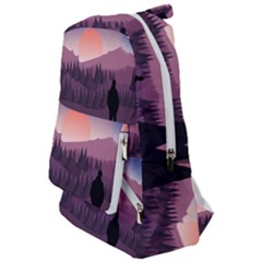 Dusk Sunset Dawn Sky Evening Travelers  Backpack