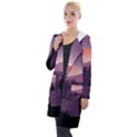 Dusk Sunset Dawn Sky Evening Hooded Pocket Cardigan View1