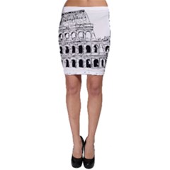 Line Art Architecture Bodycon Skirt by Sudhe