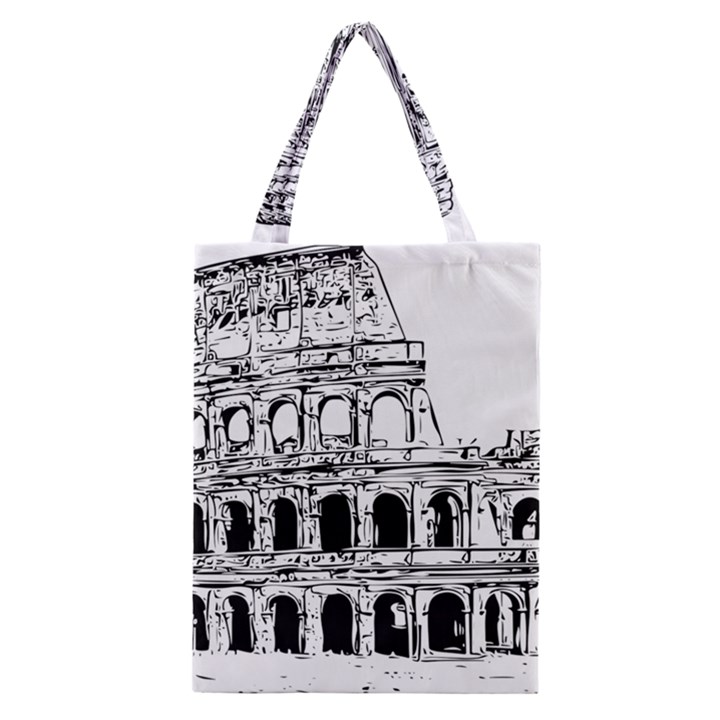 Line Art Architecture Classic Tote Bag