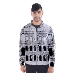 Line Art Architecture Windbreaker (men) by Sudhe