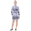 Line Art Architecture Button Long Sleeve Dress View2